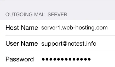 Webmail to iPhone