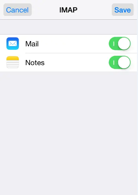 Webmail to iPhone