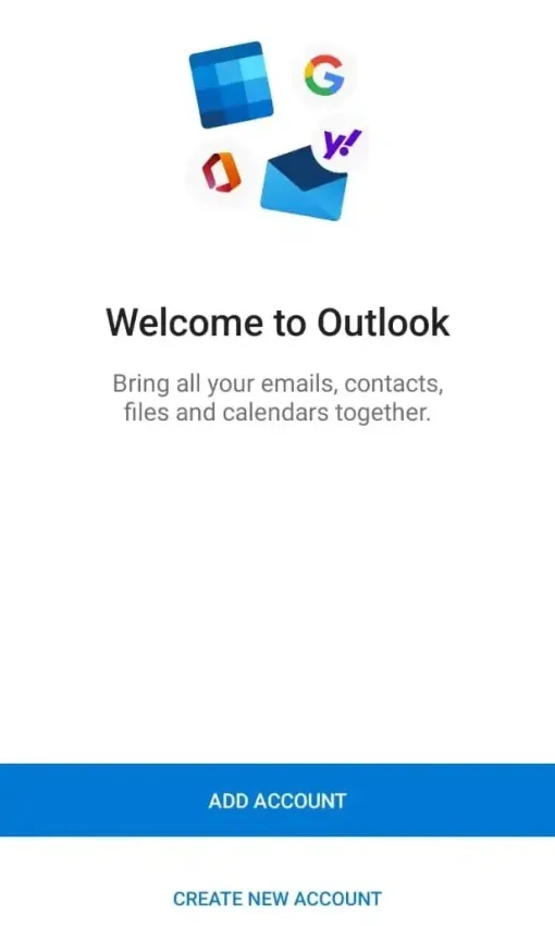 Webmail to Outlook Setup Mobile